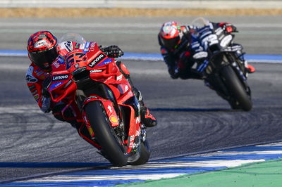 Francesco Bagnaia, Marco Bezzecchi, 2025 MotoGP Buriram Test. Credit: Gold and Goose.