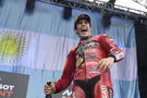 Marc Marquez, 2025 MotoGP Argentinian Grand Prix, Sprint podium. Credit: Gold and Goose.