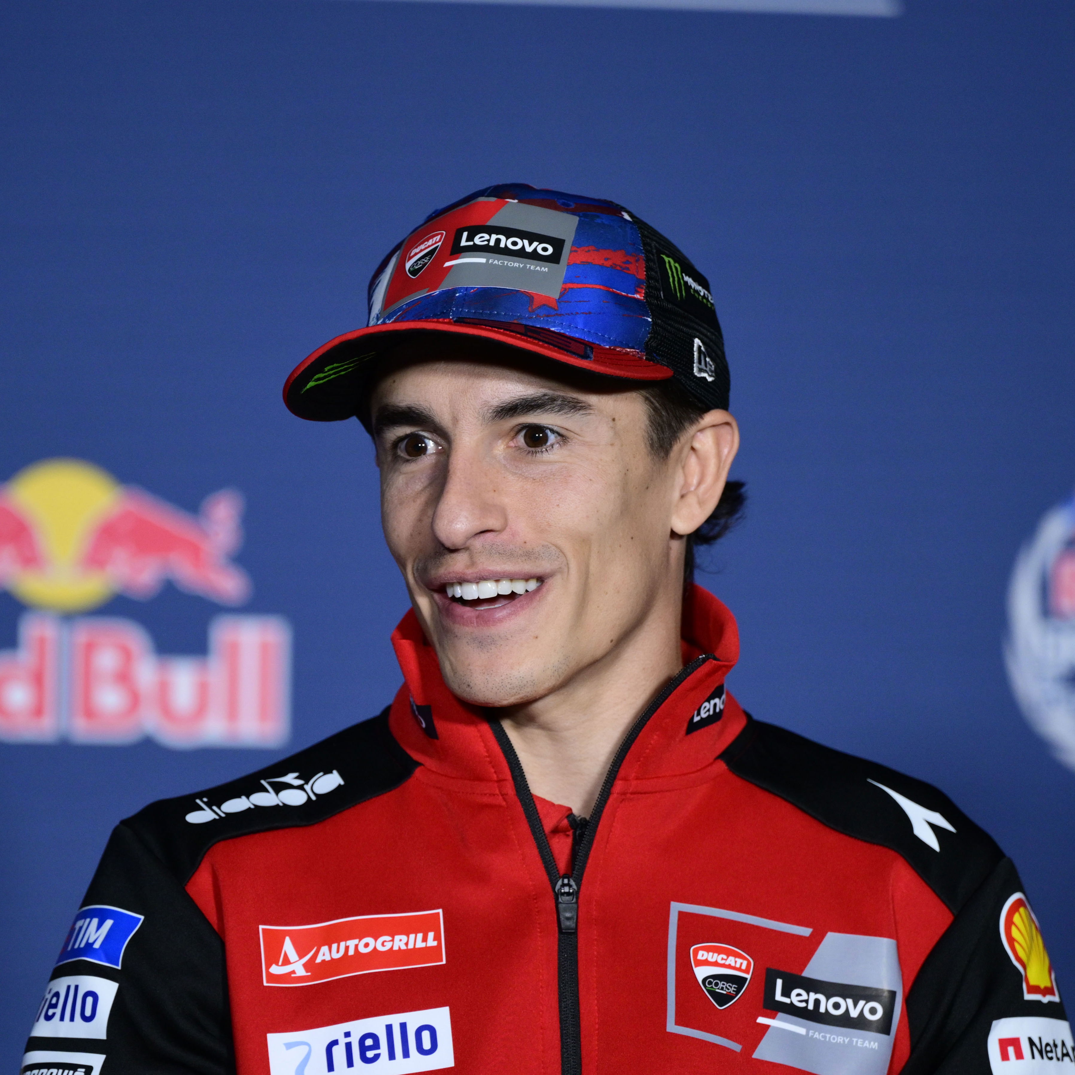 Marc Marquez, 2025 MotoGP Grand Prix of the Americas, press conference. Credit: Gold and Goose.