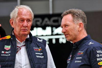 Red Bull chiefs Helmut Marko and Christian Horner 