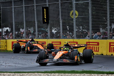 Lando Norris and Piastri led a McLaren 1-2 early on