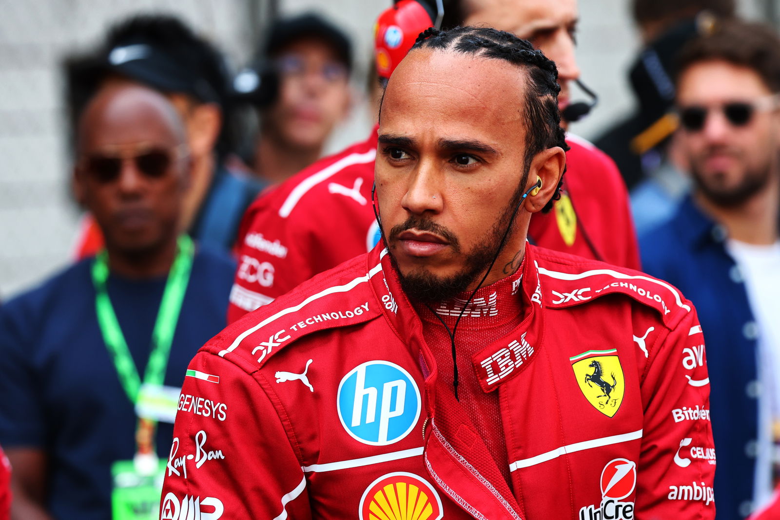Lewis Hamilton could not build on his pole and win in the sprint 