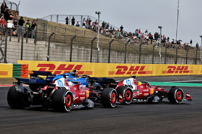 Lewis Hamilton and Charles Leclerc swapped positions in China 