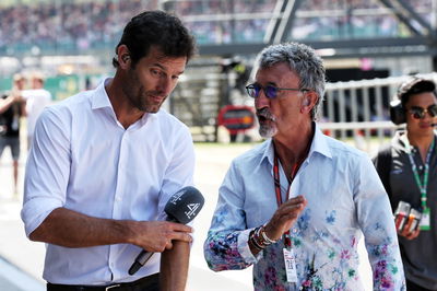 Ex-F1 driver Mark Webber and Eddie Jordan worked together for Channel 4