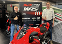 Nicolas Zavoli & Giovanni Baggi with 2025 Ducati Panigale V4. Credit: Aviobike WRS.