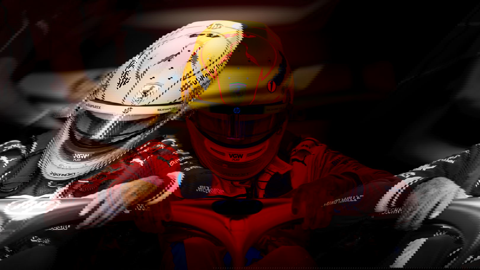 Lewis Hamilton endured a difficult Ferrari debut 