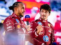 Lewis Hamilton and Charles Leclerc