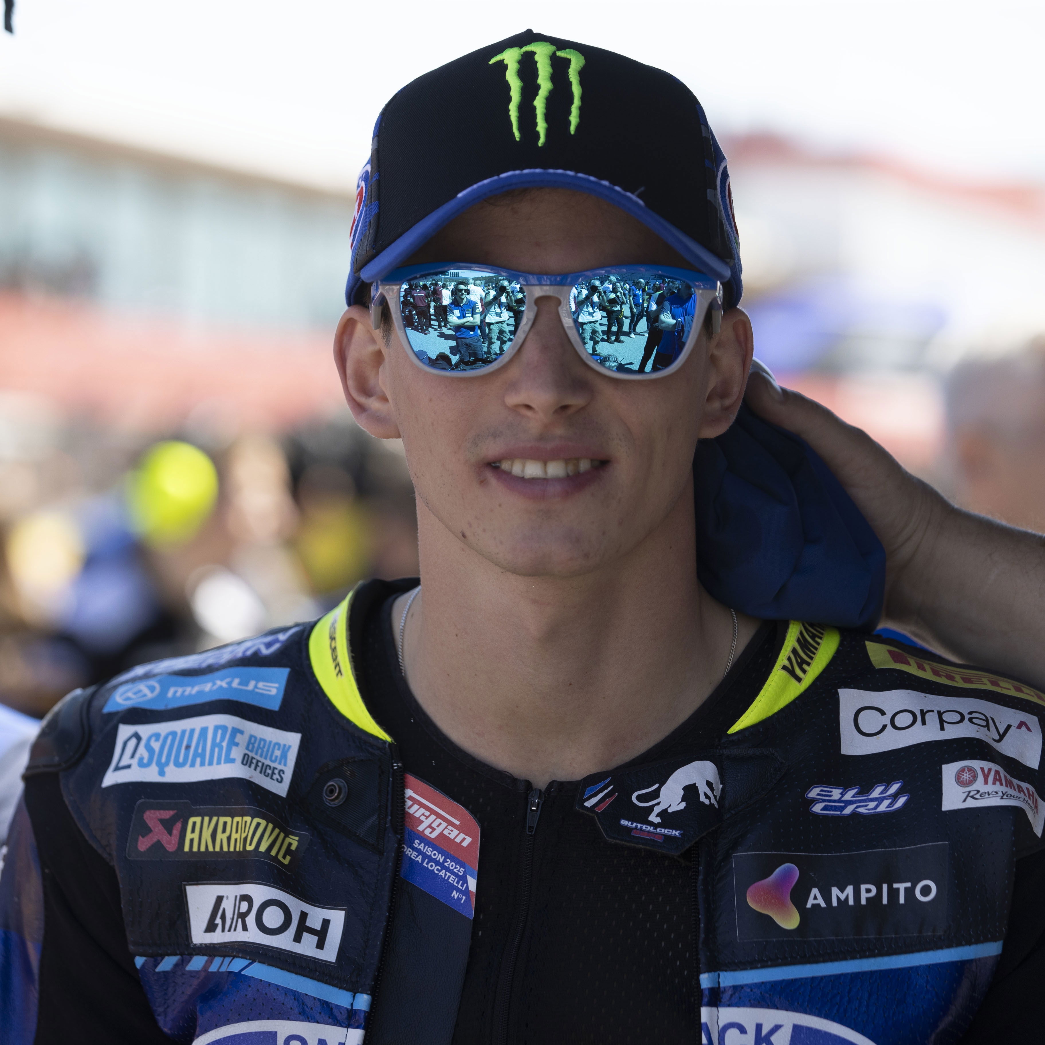 Andrea Locatelli, 2025 Portuguese WorldSBK, grid. Credit: Gold and Goose.