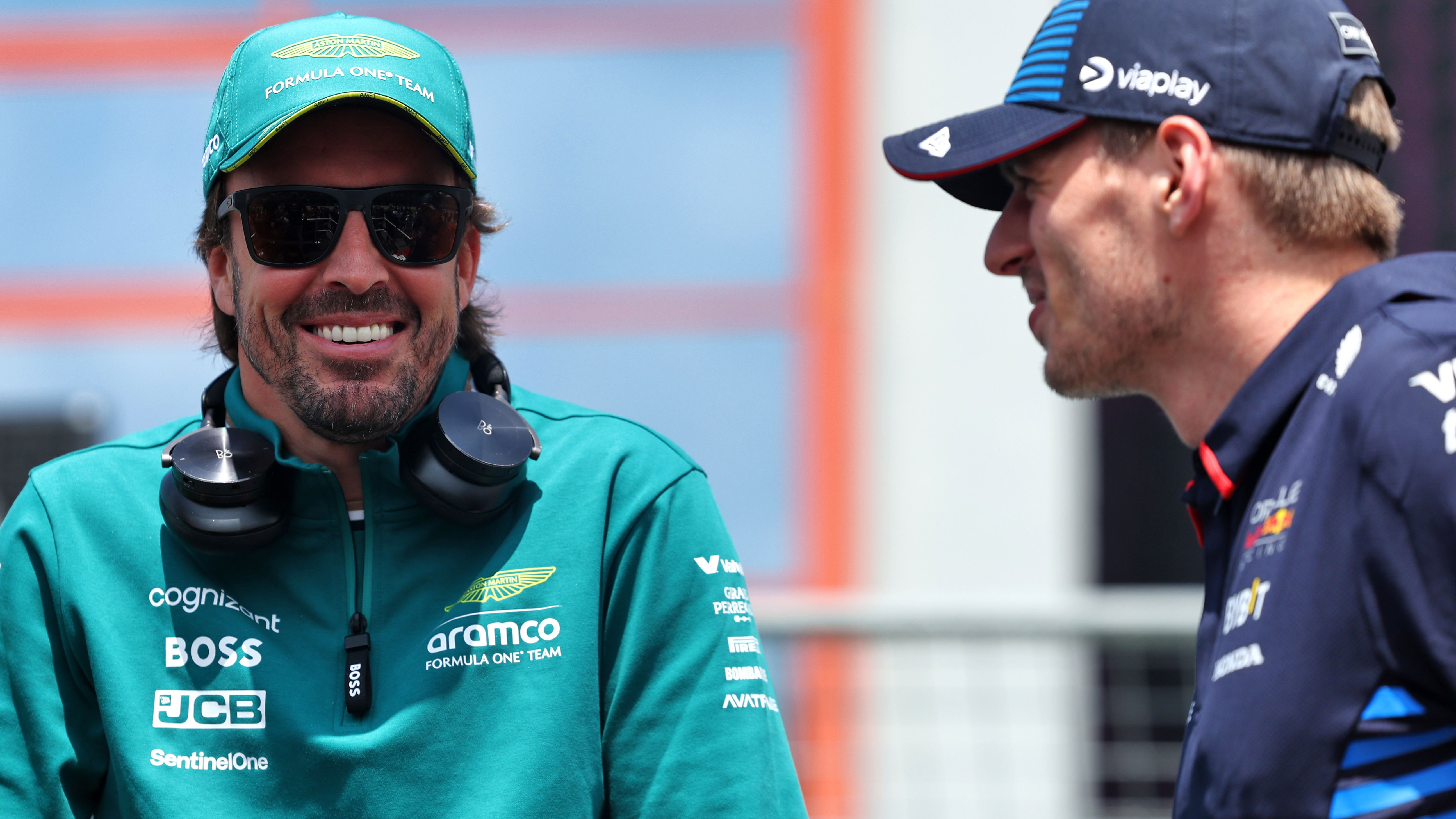 Fernando Alonso and Max Verstappen 