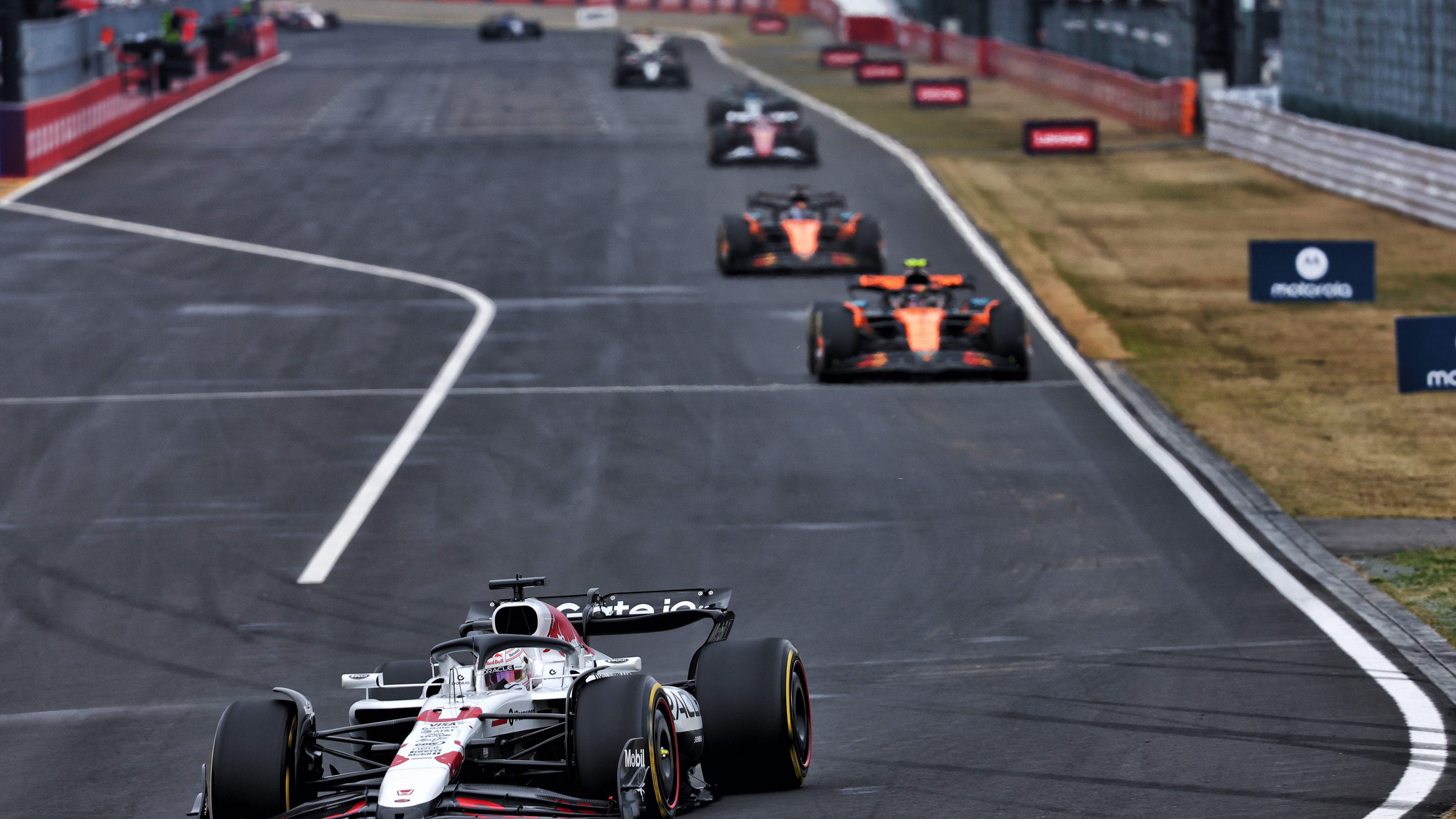 Max Verstappen leads the Japanese Grand Prix