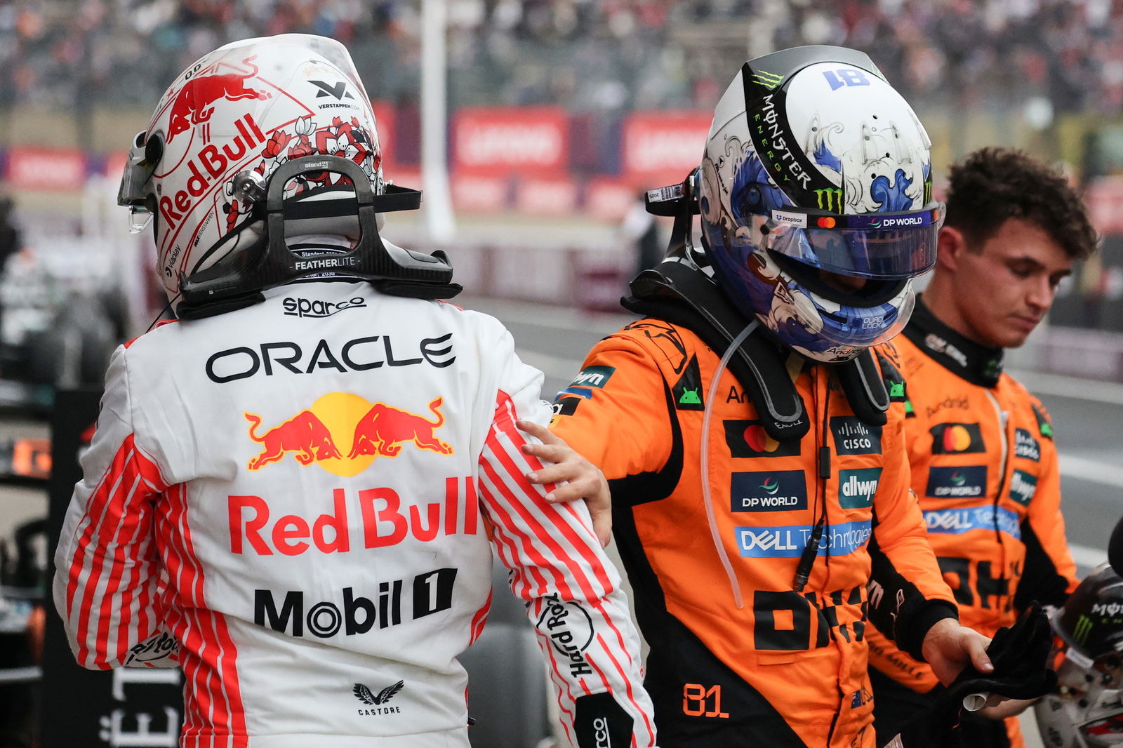 Max Verstappen fended off the quicker McLarens in Japan