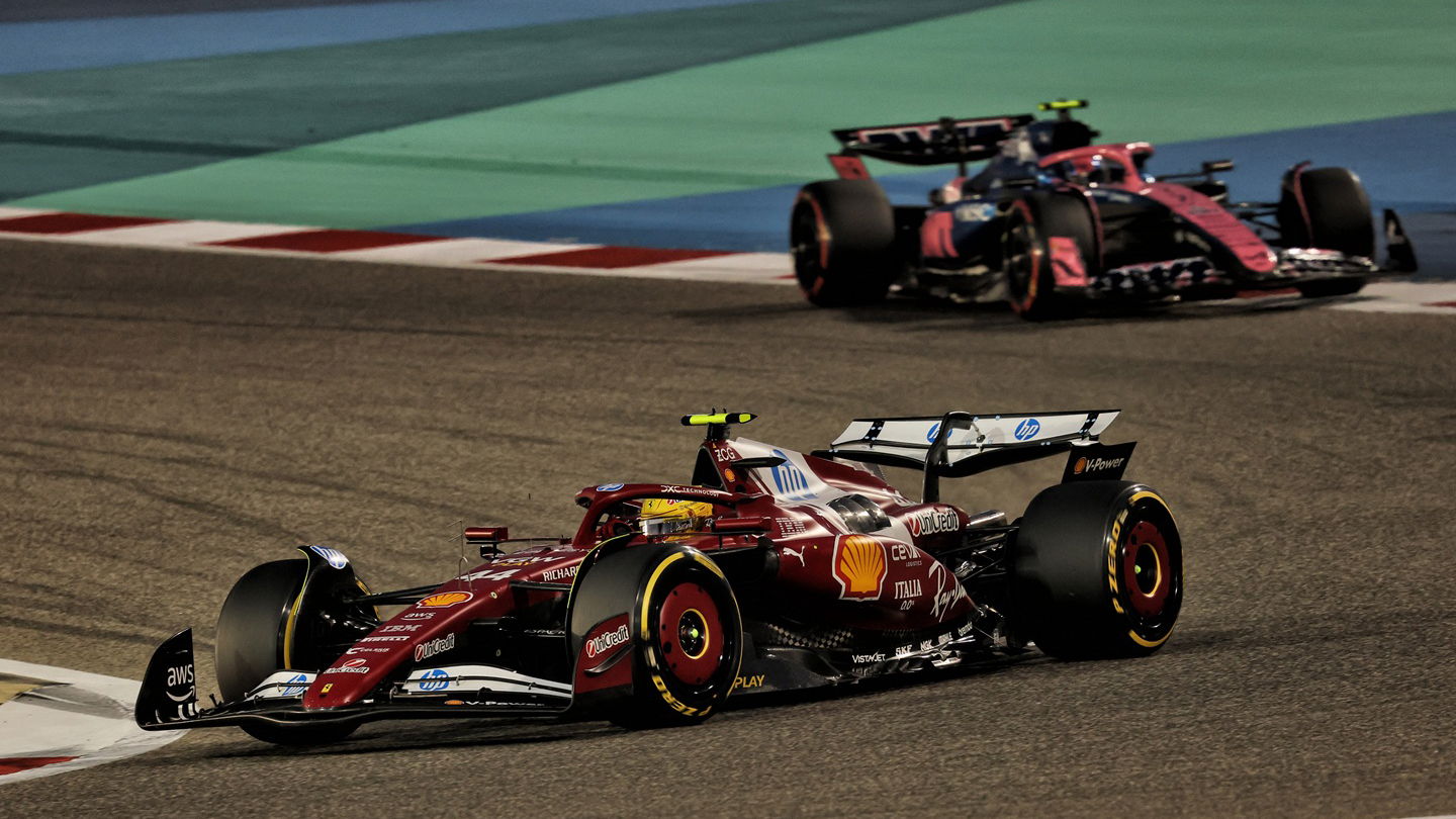 Lewis Hamilton and Charles Leclerc, Ferrari