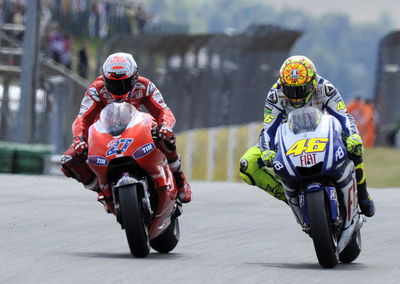 Valentino Rossi, Casey Stoner