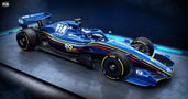 The FIA's F1 2026 car concept render