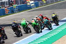 WorldSSP 300 race, 2024 Spanish WorldSBK. Credit: Gold and Goose.