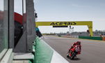 Nicolo Bulega, 2025 Italian WorldSBK, pit box. Credit: Gold and Goose.