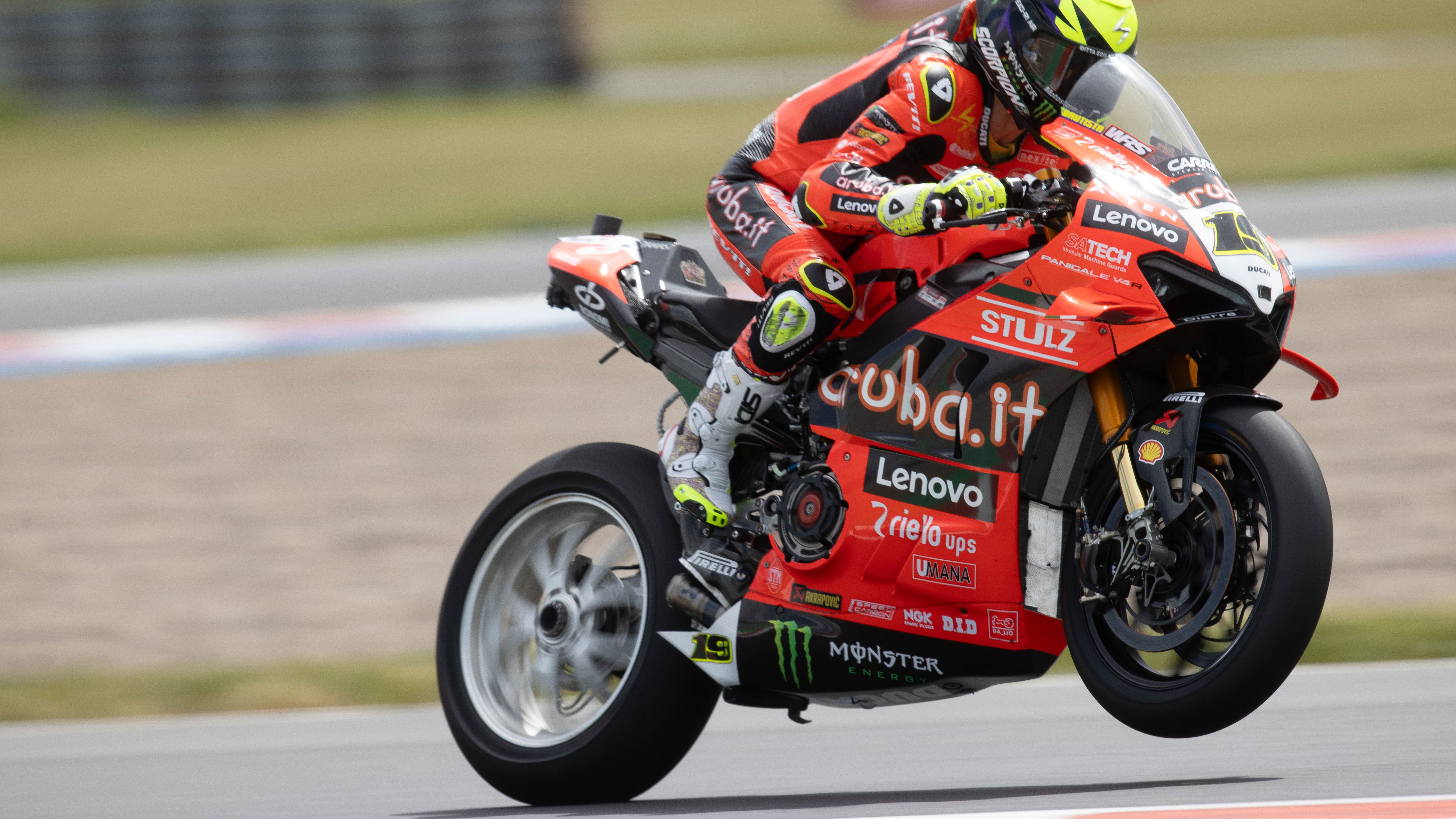 Alvaro Bautista, 2025 Czech WorldSBK. Credit: Gold and Goose.