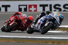 Alex Marquez leads Marc Marquez, 2025 MotoGP British Grand Prix. Credit: Gold and Goose.