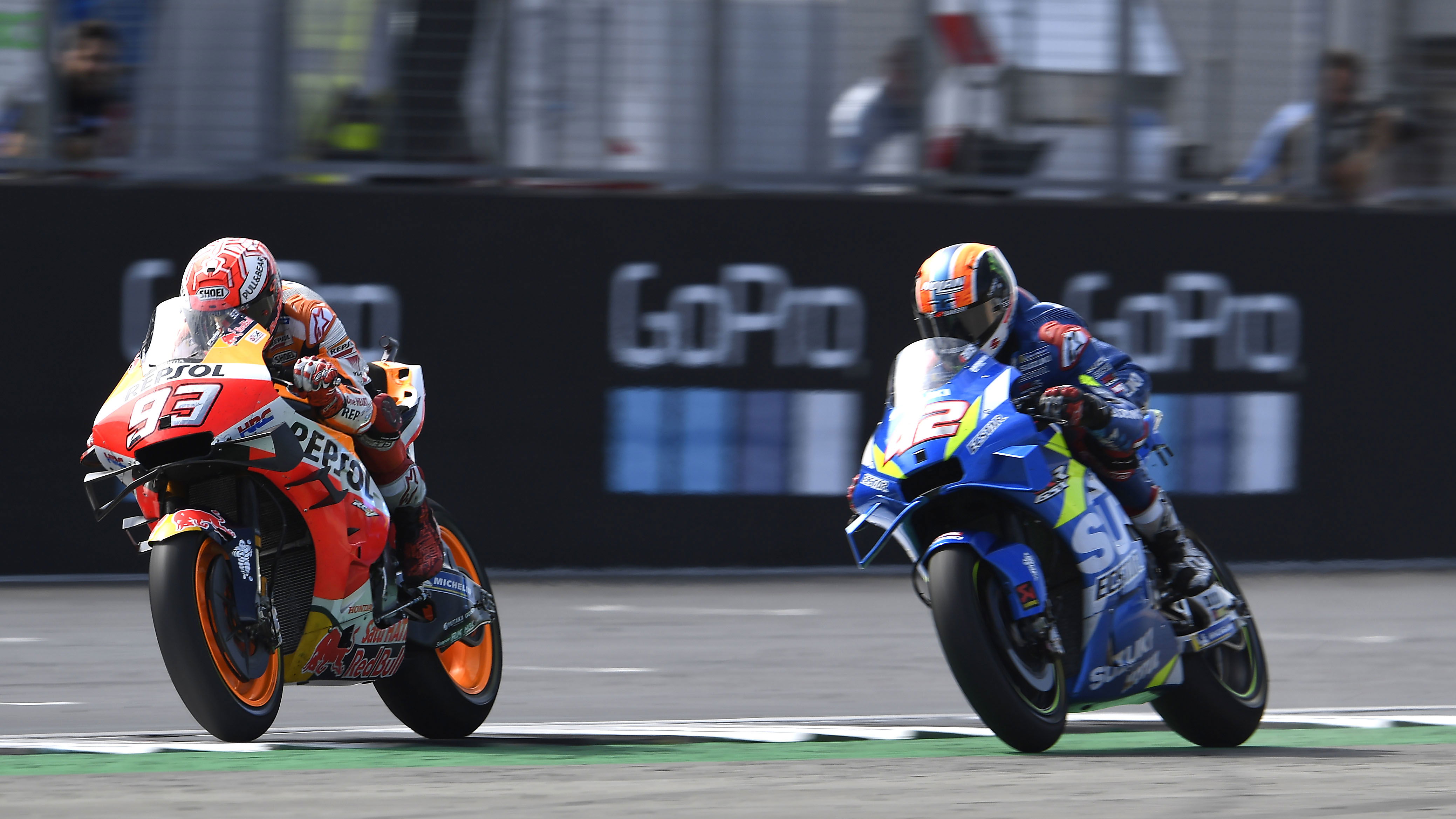 Marc Marquez, Alex Rins, 2019 British MotoGP
