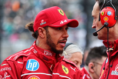 Hamilton and race engineer Adami