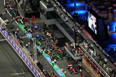 Cars in parc ferme