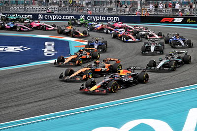 The start of the Miami Grand Prix