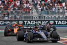 Alex Albon ahead of Lando Norris in Miami 