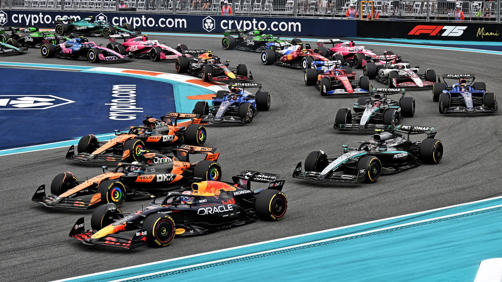 The start of the Miami Grand Prix