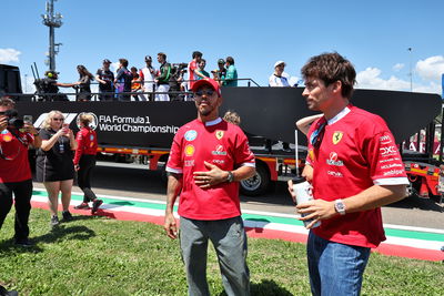 Lewis Hamilton and Charles Leclerc