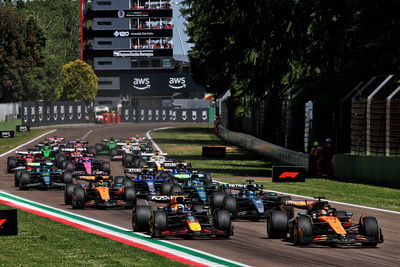 The start of Sunday's Grand Prix