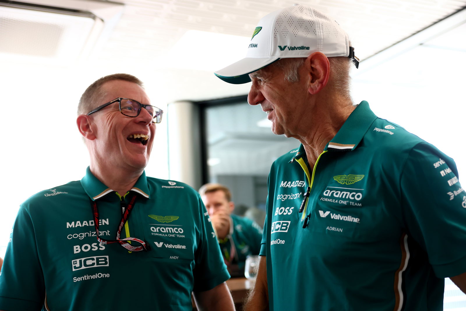 Newey made his first appearance for Aston Martin in Monaco