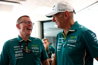 Newey made his first appearance for Aston Martin in Monaco