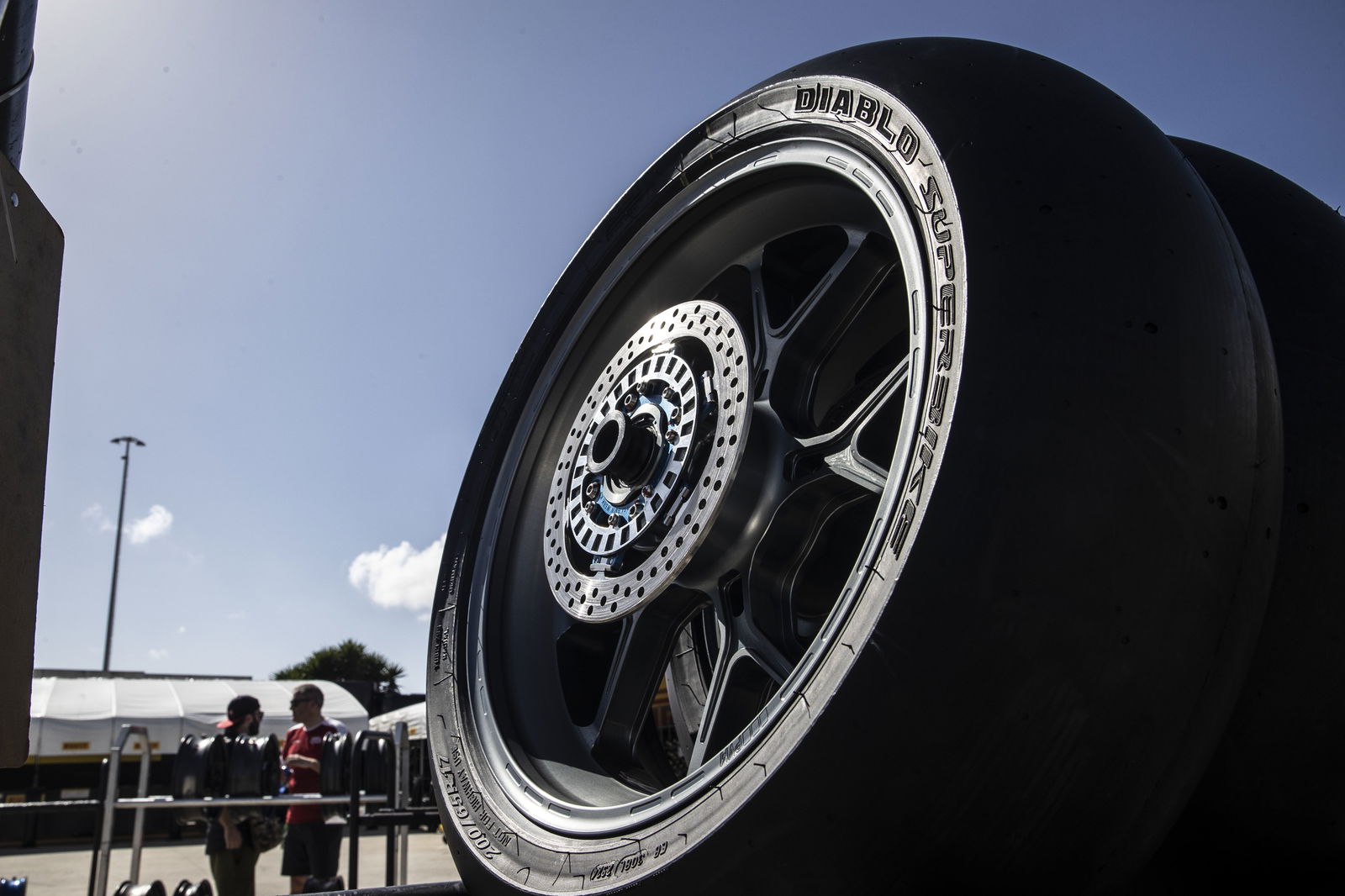 Pirelli tyres, 2024 Estoril WorldSBK. Credit: Gold and Goose.