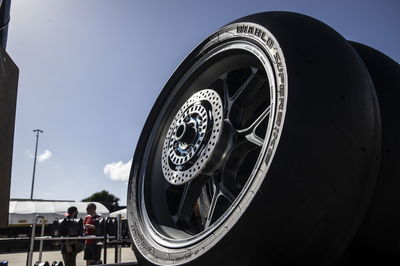 Pirelli tyres, 2024 Estoril WorldSBK. Credit: Gold and Goose.
