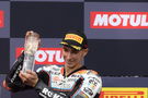 Toprak Razgatlioglu, 2025 Czech WorldSBK, podium. Credit: Gold and Goose.