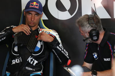 Toprak Razgatlioglu, 2025 Emilia-Romagna WorldSBK, pit box. Credit: Gold and Goose.
