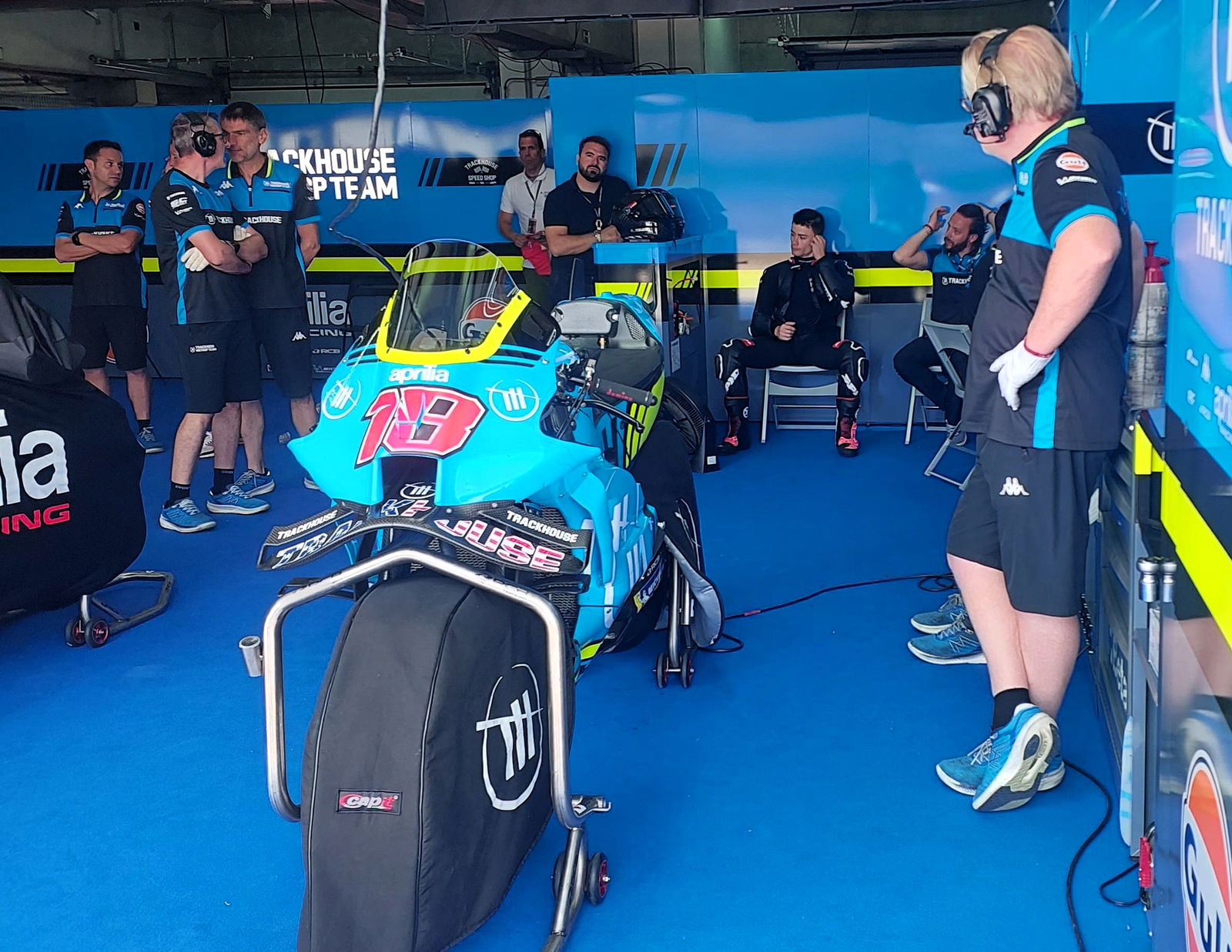 Manuel Gonzalez makes MotoGP debut at Aragon test