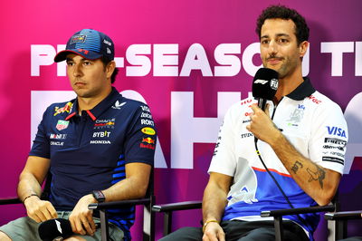 Sergio Perez and Daniel Ricciardo