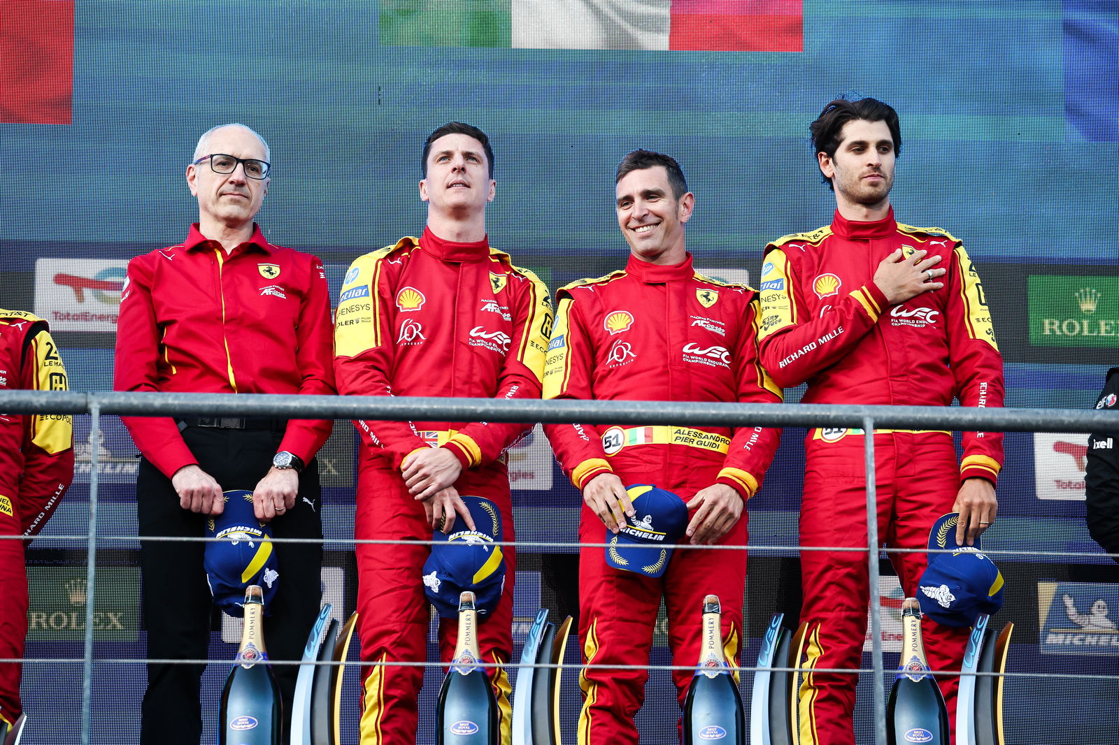 James Calado, Alessandro Pier Guidi, Antonio Giovinazzi, No.51 Ferrari Hypercar