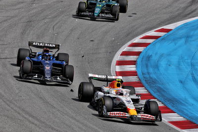 Albon tangled with Lawson