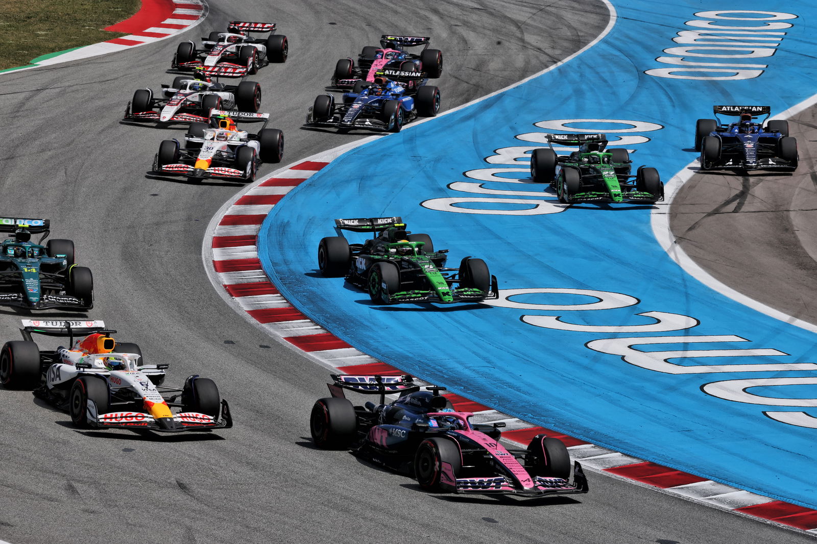 The start of the Spanish GP