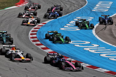 The start of the Spanish GP