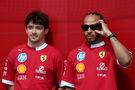 Charles Leclerc and Lewis Hamilton
