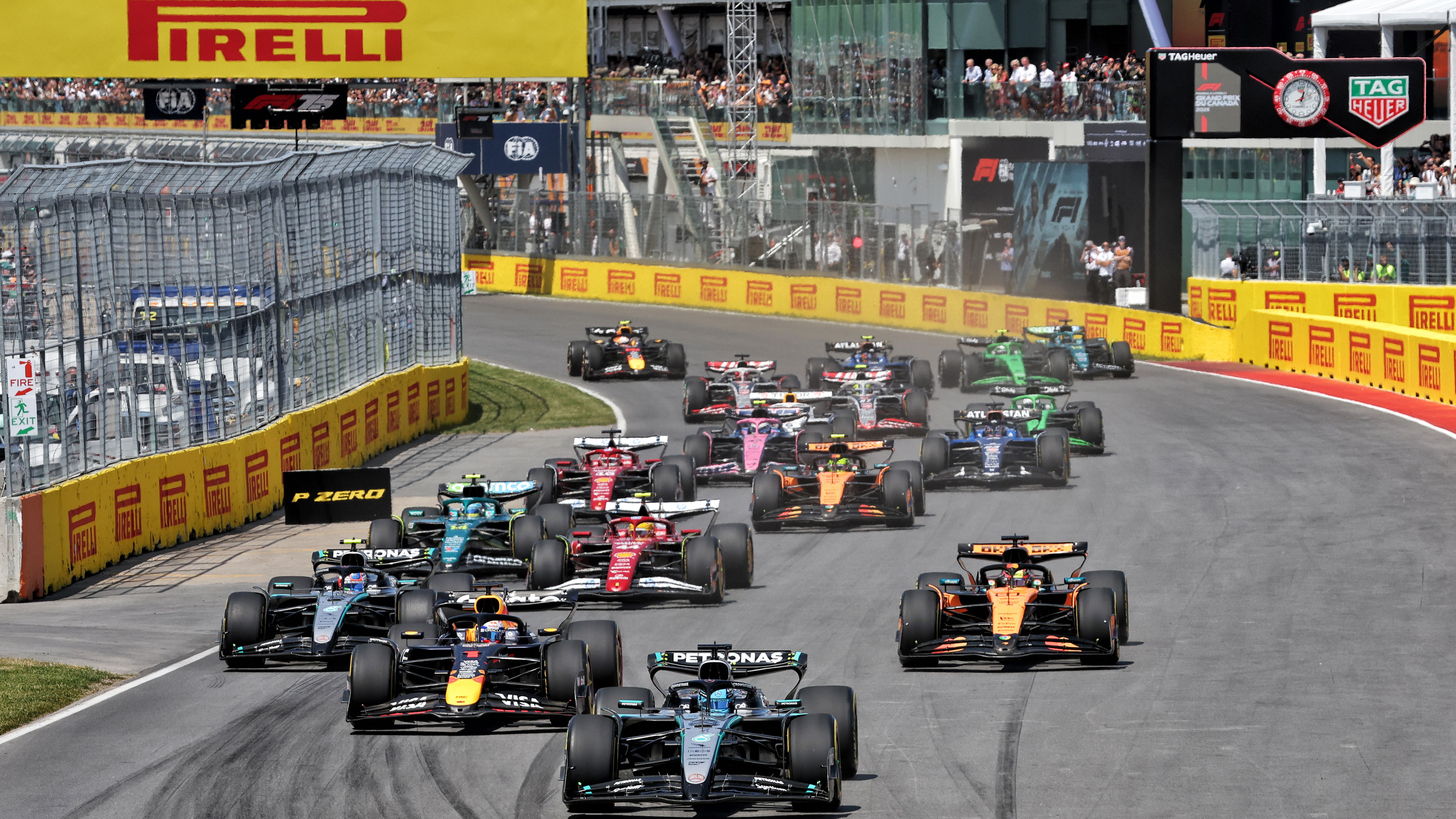 Start of the race in Canada
