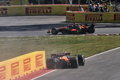 Norris was out on the spot following the clash