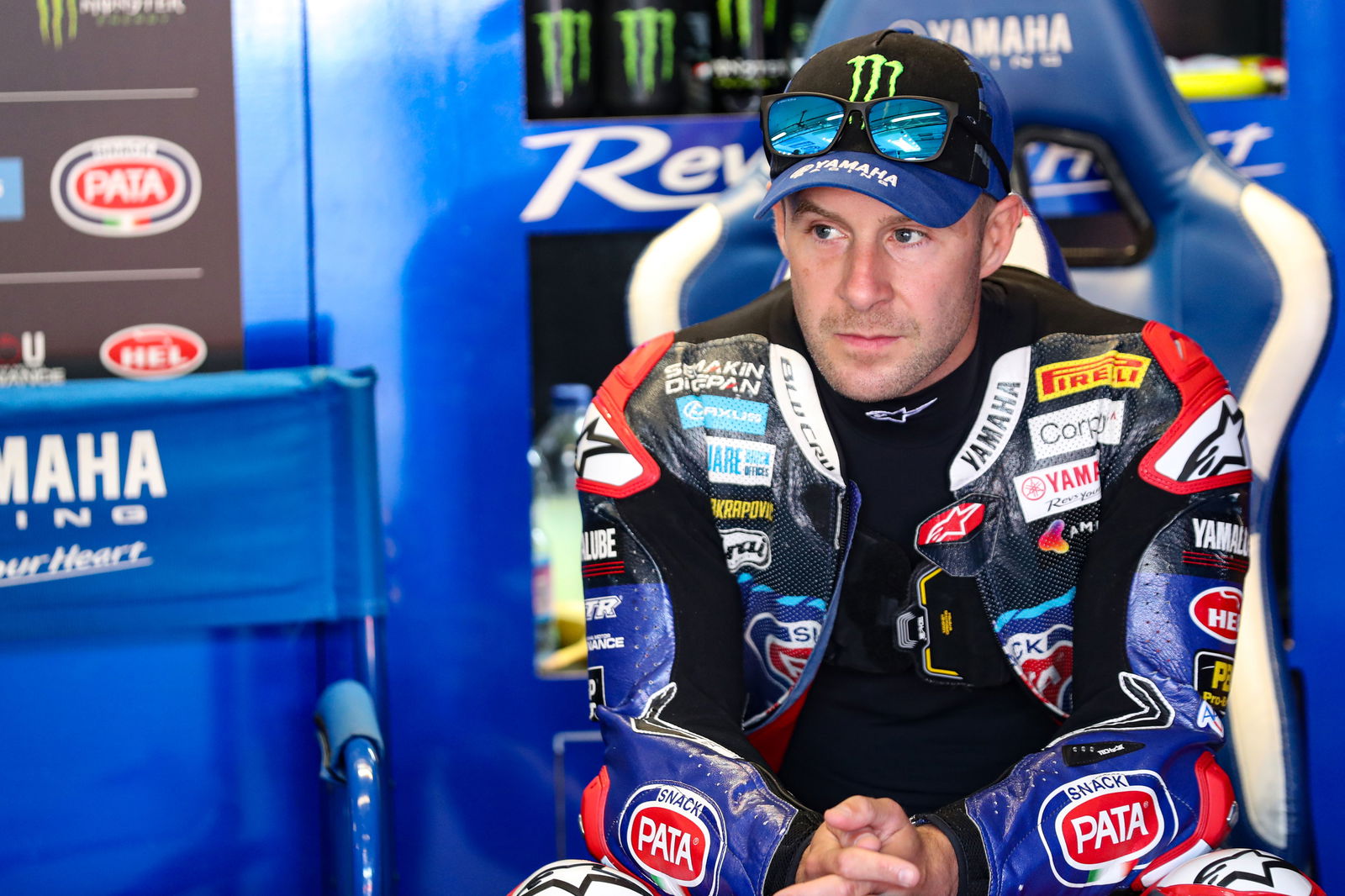 Jonathan Rea, 2025 Emilia-Romagna WorldSBK, pit box. Credit: Gold and Goose.