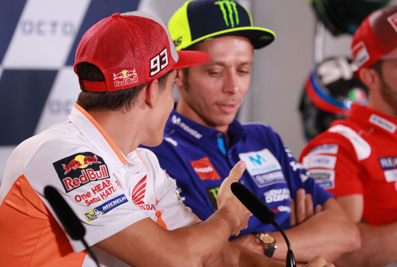 Marc Marquez, Valentino Rossi, 2018 San Marino MotoGP