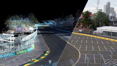 LIDAR-scanned Melbourne