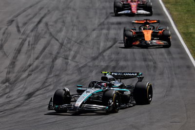 Kimi Antonelli ahead of Oscar Piastri
