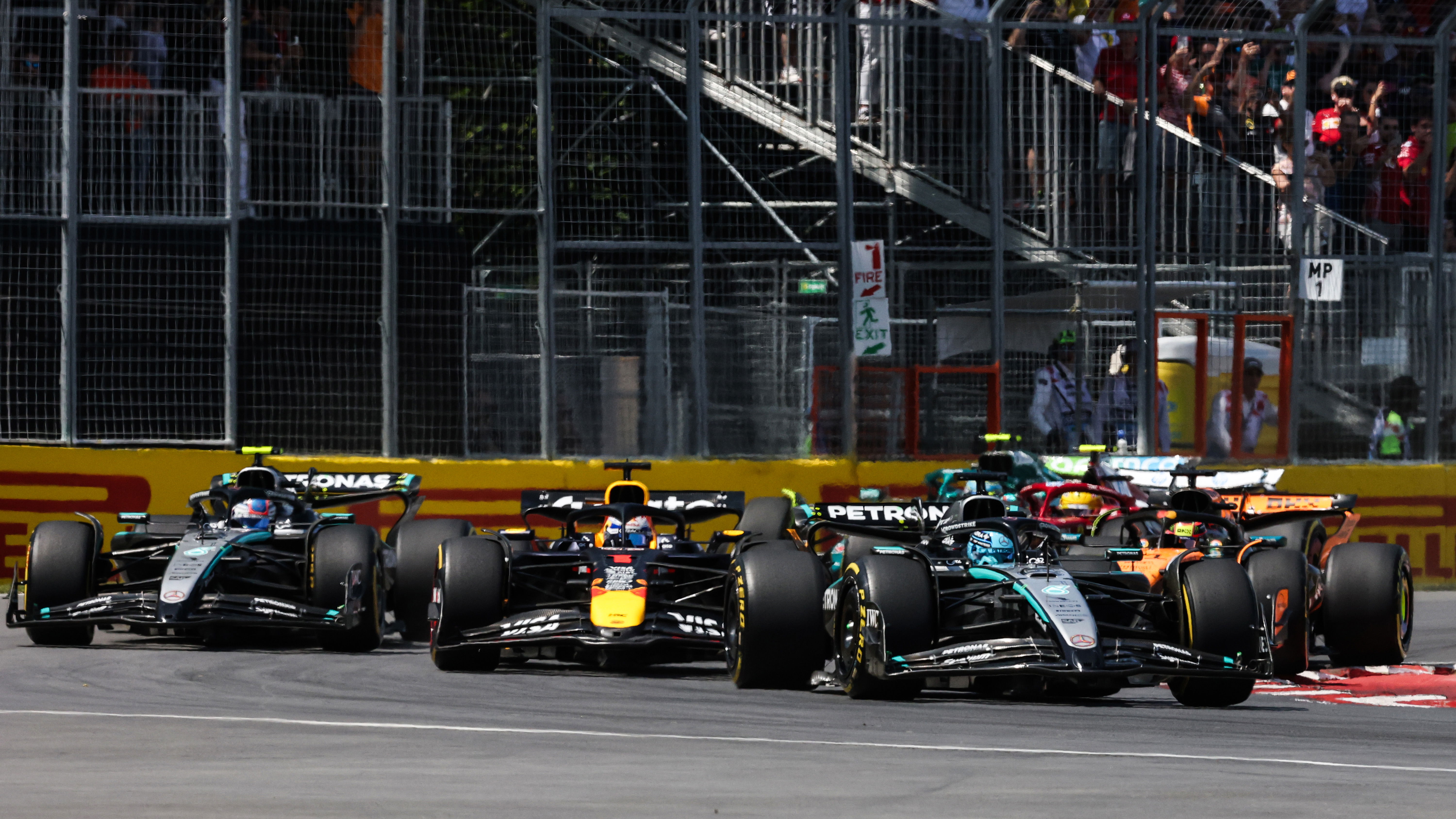 The start of the Canadian GP